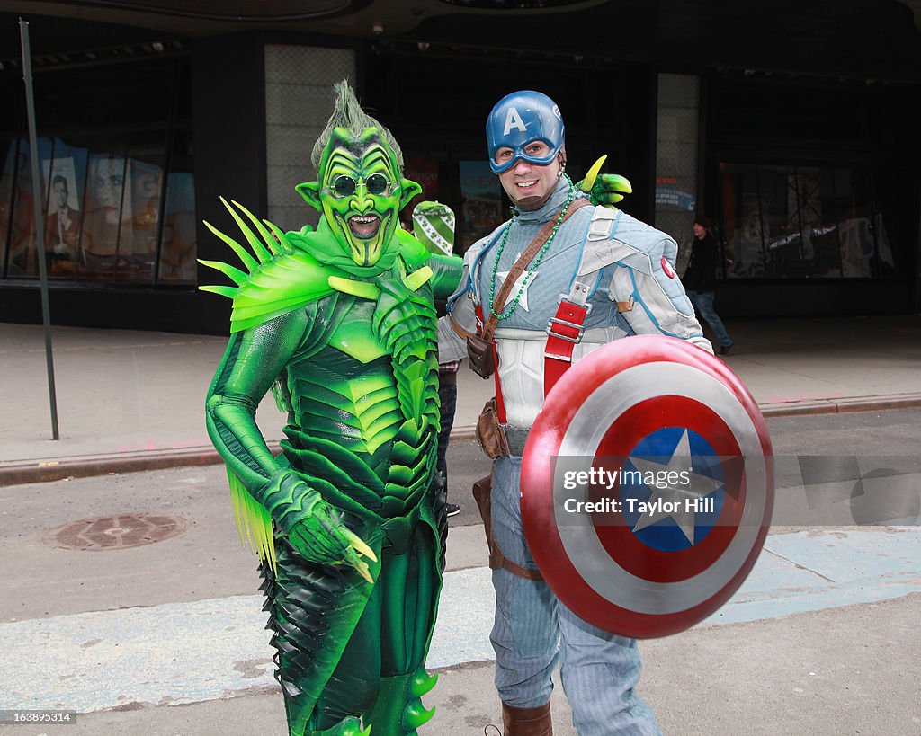 "SPIDER-MAN Turn off The Dark" St. Patrick's Day Celebration