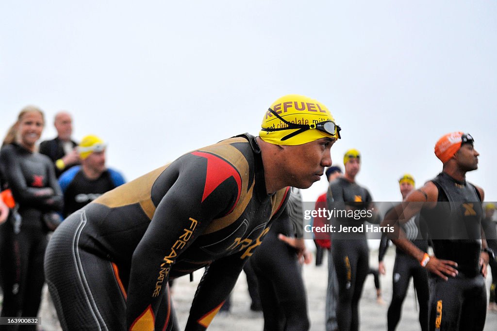 Hines Ward Conquers First Ever Triathlon On His "Become One" Training And Recovery Journey To The 2013 Ironman World Championships In Kona