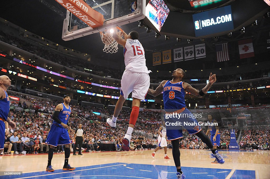 New York Knicks v Los Angeles Clippers