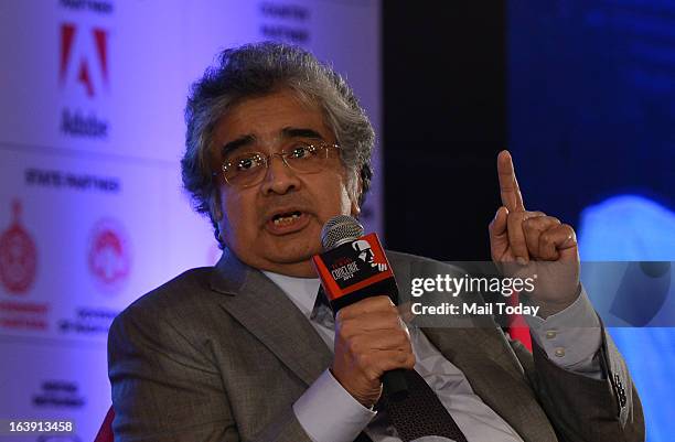 Harish Salve during the India Today Conclave 2013 in New Delhi.