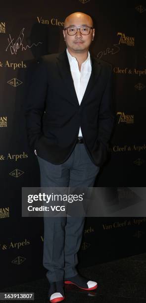 Actor Xu Zheng attends the 7th Asian Film Awards cocktail party at Grand Hyatt Hotel on March 17, 2013 in Hong Kong, Hong Kong.