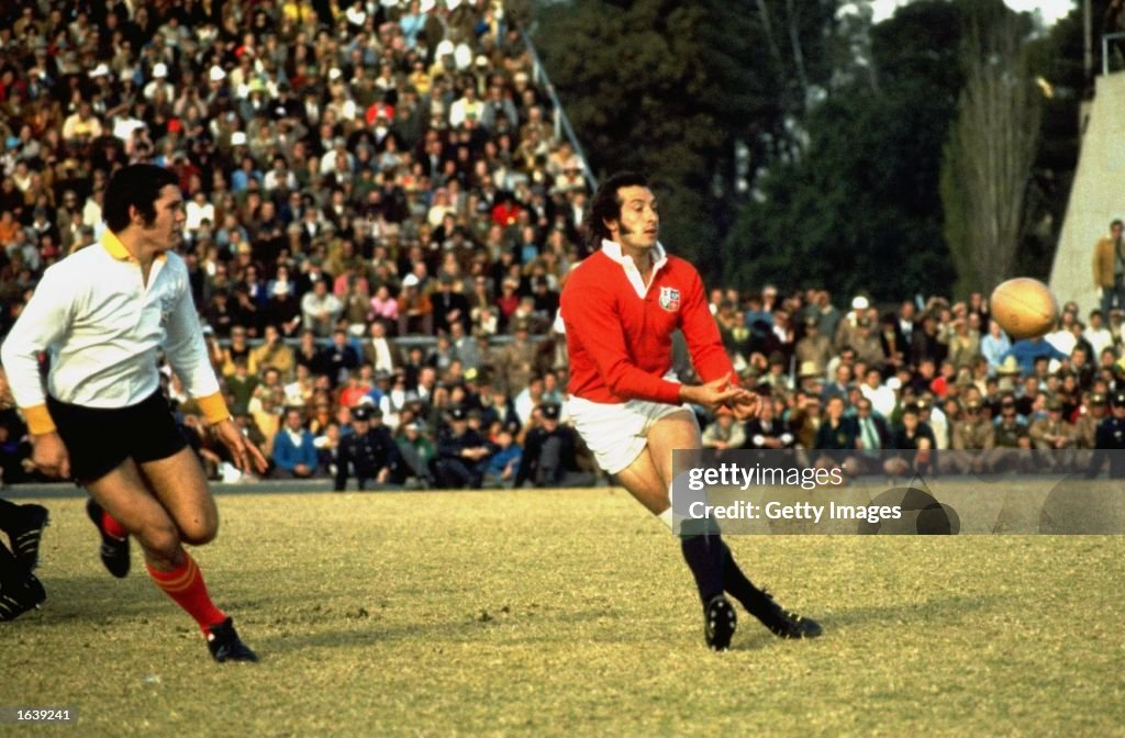 Gareth Edwards of the British Lions