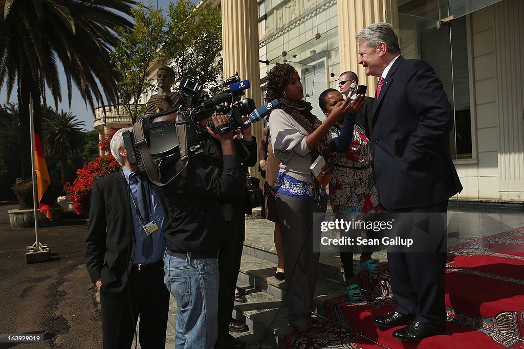 German President Gauck Visits Ethiopia