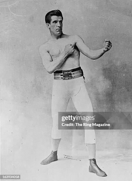 World Heavyweight fighter James J. Corbett poses for a portrait.