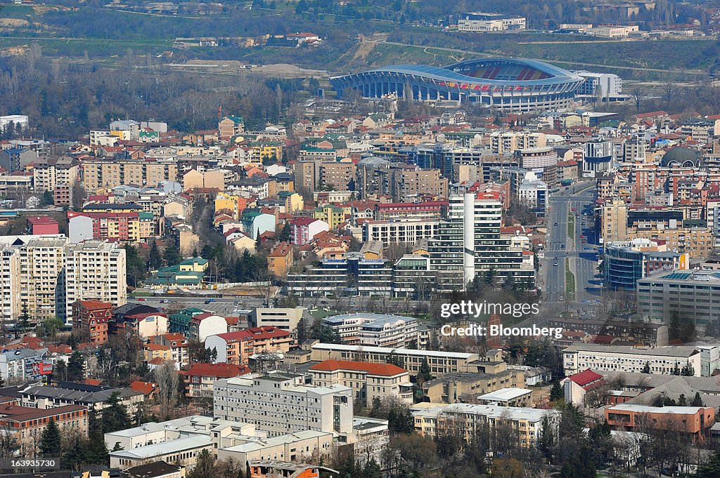 General Economic Images From Macedonia's Capital City