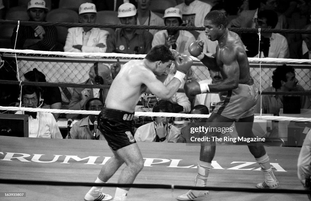 Dunnovan Ruddock Donovan Ruddock looks to throw a punch against Carlos Hernandez... News ...
