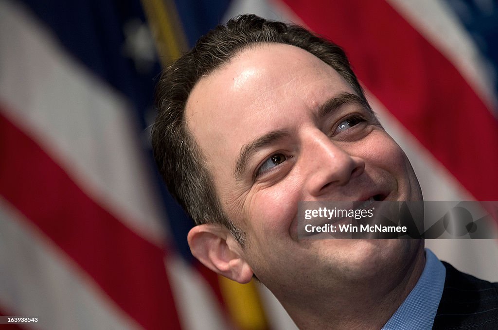 RNC Chairman Priebus Discusses Republican Party Strategy In Washington