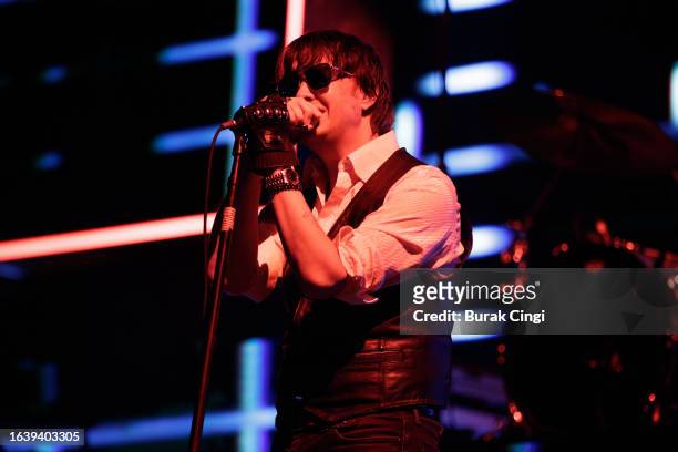 Julian Casablancas of The Strokes performs at All Points East Festival 2023 at Victoria Park on August 25, 2023 in London, England.