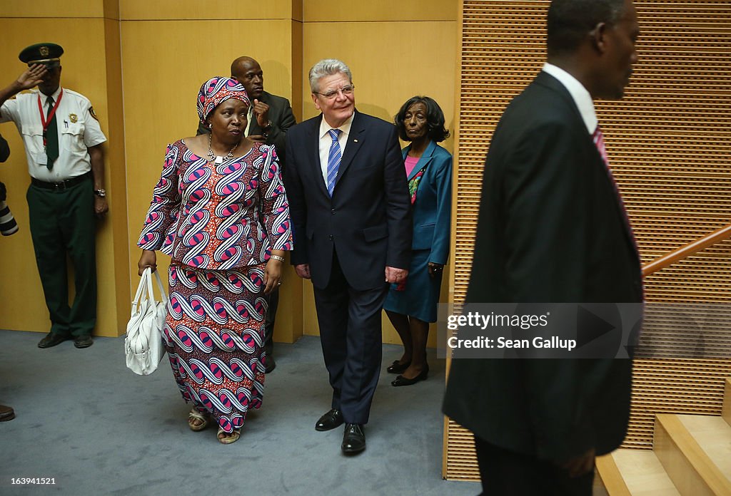 German President Gauck Visits Ethiopia