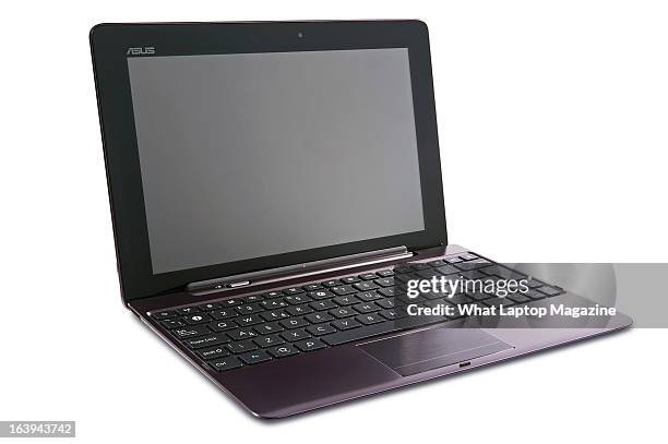 An Asus Transformer Pad 700 and keyboard photographed on white, taken on July 24, 2012.