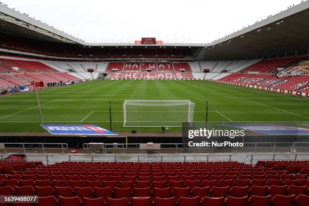 General view of the stadium before the Sky Bet Championship match between Sunderland and Southampton at the Stadium Of Light, Sunderland on Saturday...
