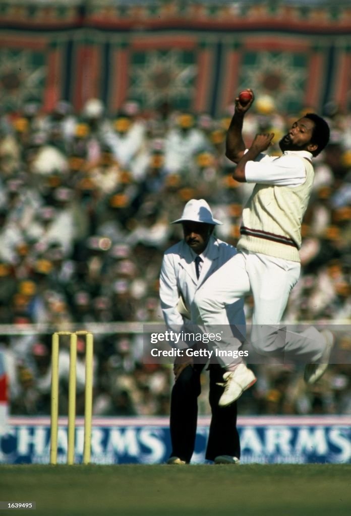 Andy Roberts the West Indian fast bowler