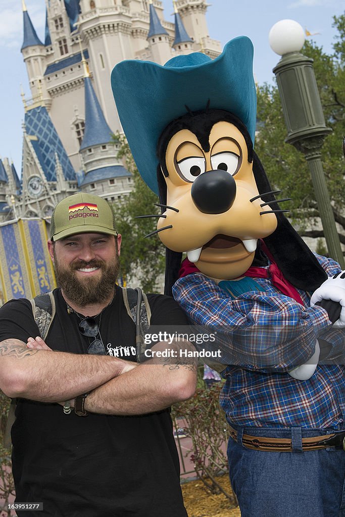 Zac Brown Visits Disney World