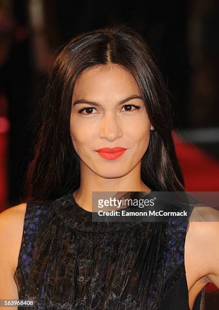 Elodie Yung attends the UK premiere of "G.I. Joe: Retaliation" at Empire Leicester Square on March 18, 2013 in London, England.