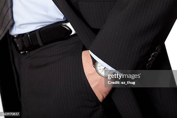 businessman detail - businessman hands in pockets stock pictures, royalty-free photos & images