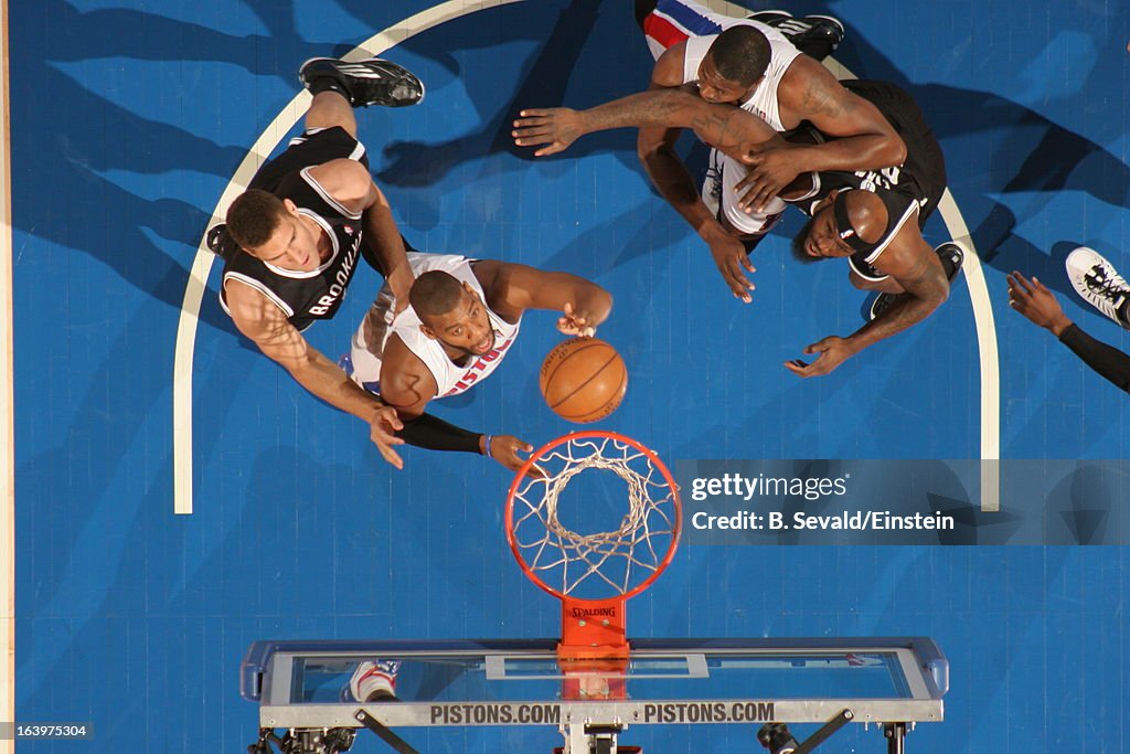 Brooklyn Nets v Detroit Pistons