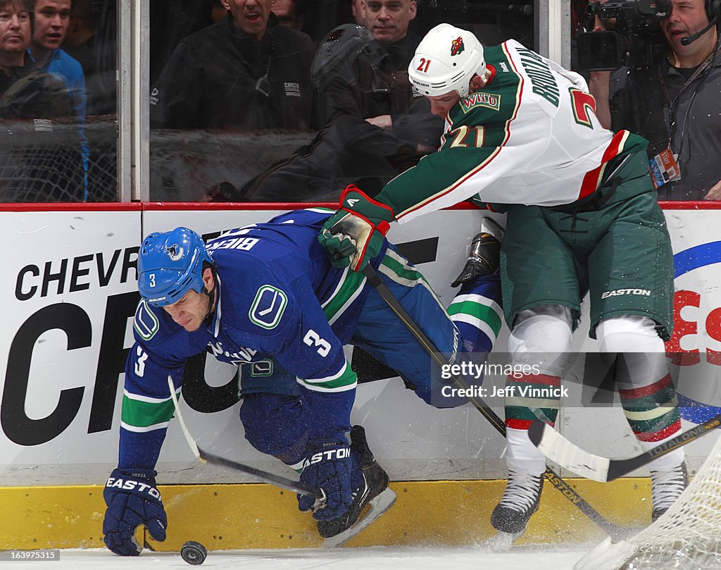 Minnesota Wild v Vancouver Canucks