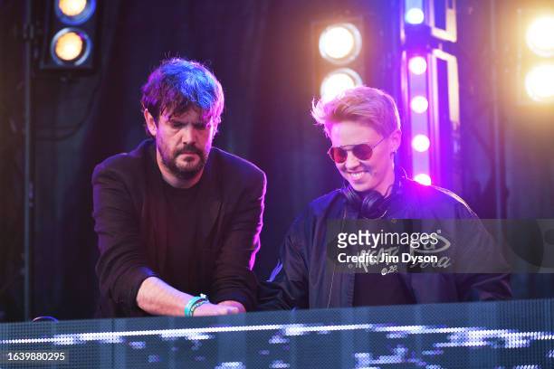 La Roux and Jamie Reynolds perform at All Points East Festival 2023 at Victoria Park on August 25, 2023 in London, England.