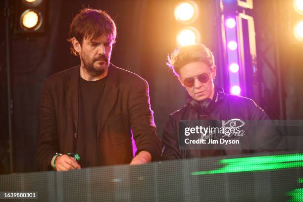 La Roux and Jamie Reynolds perform at All Points East Festival 2023 at Victoria Park on August 25, 2023 in London, England.