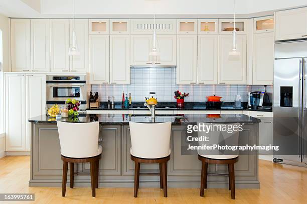modern kitchen - beauty cabinet stock pictures, royalty-free photos & images