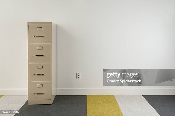modern home office - dossierkast stockfoto's en -beelden