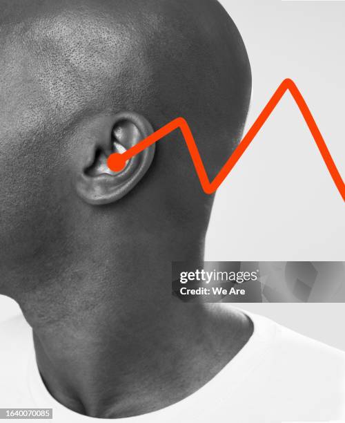 hearing test - human ear stock pictures, royalty-free photos & images