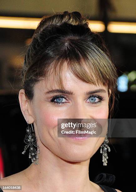 Actress Amanda Peet attends "Game Of Thrones" Los Angeles premiere presented by HBO at TCL Chinese Theatre on March 18, 2013 in Hollywood, California.
