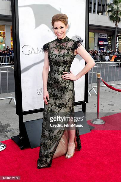 Actress Esme Bianco attends "Game Of Thrones" Los Angeles premiere presented by HBO at TCL Chinese Theatre on March 18, 2013 in Hollywood, California.