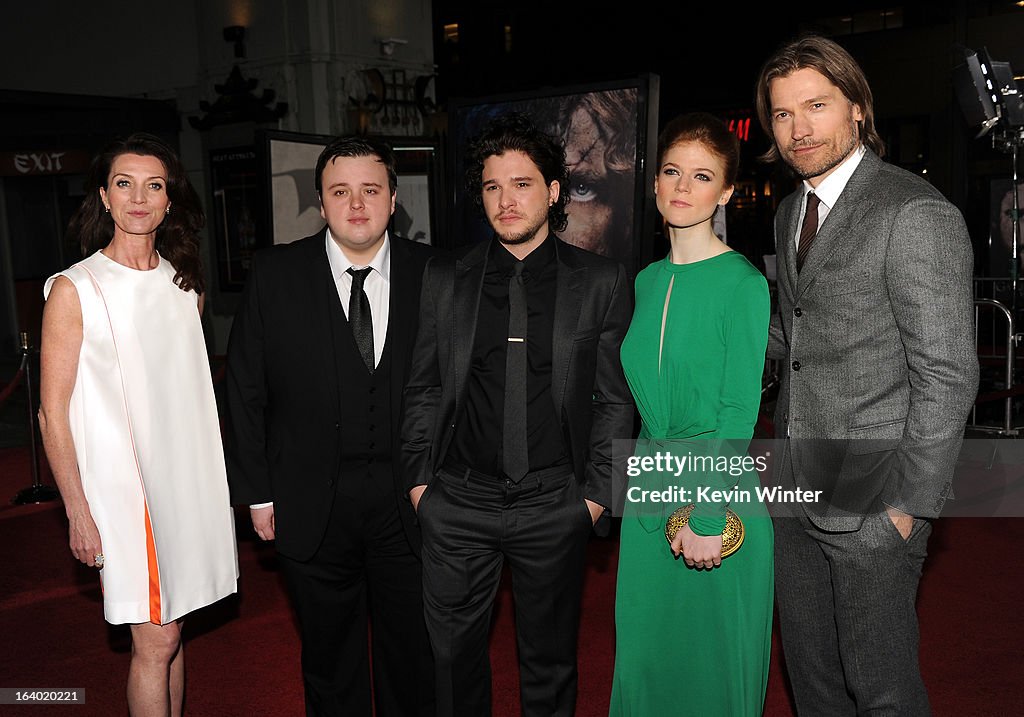 Premiere Of HBO's "Game Of Thrones" Season 3 - Red Carpet