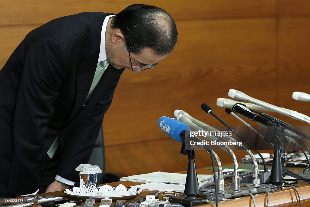Bank Of Japan Governor Masaaki Shirakawa Farewell News Conference