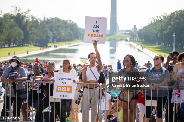 General view from the 60th Anniversary Of The March On Washington on August 26, 2023 in Washington, DC.