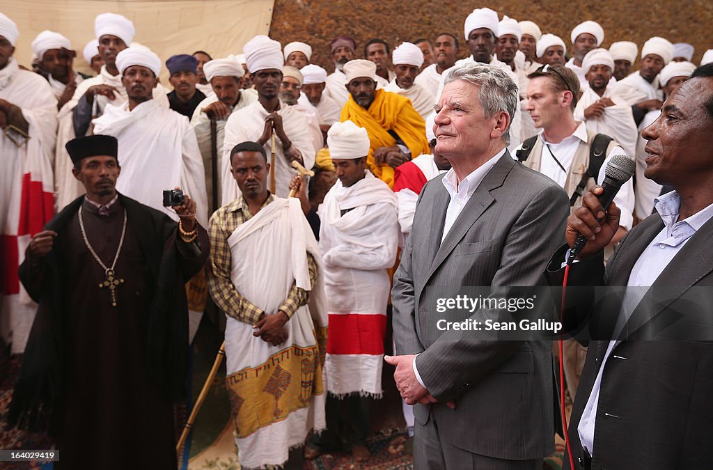 German President Gauck Visits Ethiopia