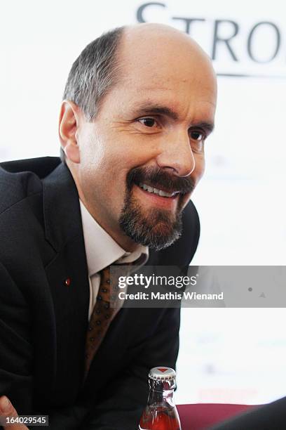 Christoph Maria Herbst visits the set of 'Stromberg - Der Film' at Dorint Hotel on March 19, 2013 in Arnsberg, Germany.