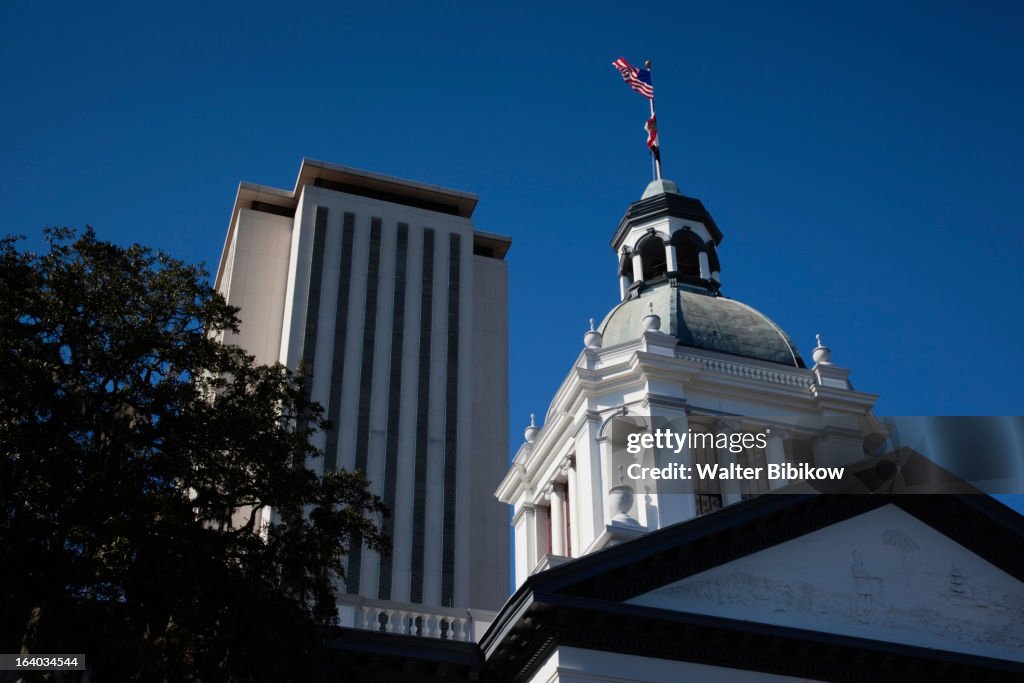 Old and new State Capitol