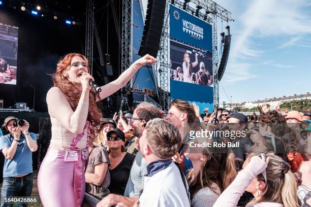 Kate Nash performs at Victorious Festival 2023 at Southsea Common on August 26, 2023 in Portsmouth, England.