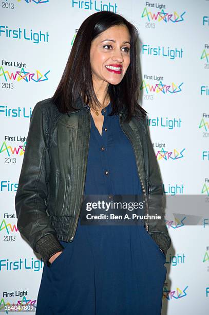 Manjinder Virk attends the First Light Award at Odeon Leicester Square on March 19, 2013 in London, England.