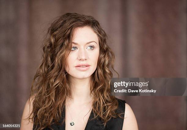 Briella Calafiore attends a portrait session on March 18, 2013 in Little Falls, New Jersey.