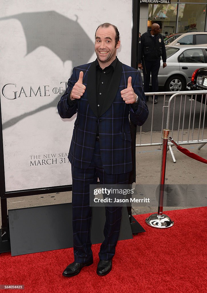 Premiere Of HBO's "Game Of Thrones" Season 3 - Arrivals