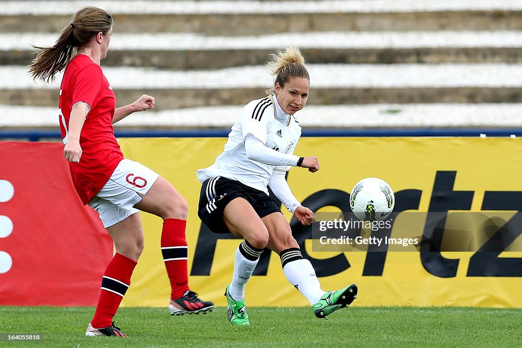 Norway v Germany - Algarve Cup 2013