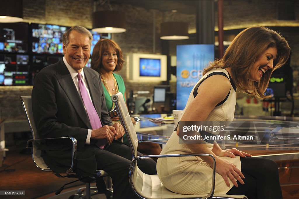 Charlie Rose, Gayle King & Norah O'Donnell, LA Times, February 9, 2013