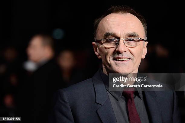 Director Danny Boyle attends the UK Film Premiere of 'Trance' at Odeon West End on March 19, 2013 in London, England.