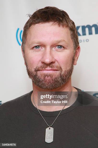 Country musician Craig Morgan visits the SiriusXM Studios on March 19, 2013 in New York City.