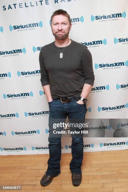 Country musician Craig Morgan visits the SiriusXM Studios on March 19, 2013 in New York City.