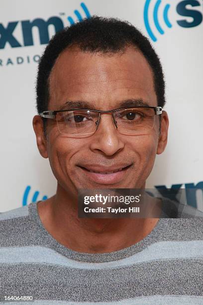 Musician Jon Secada visits the SiriusXM Studios on March 19, 2013 in New York City.