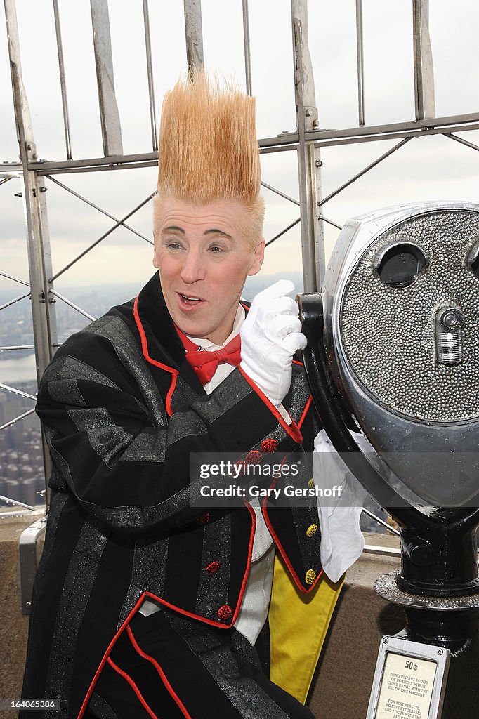 Bello Nock Visits The Empire State Building