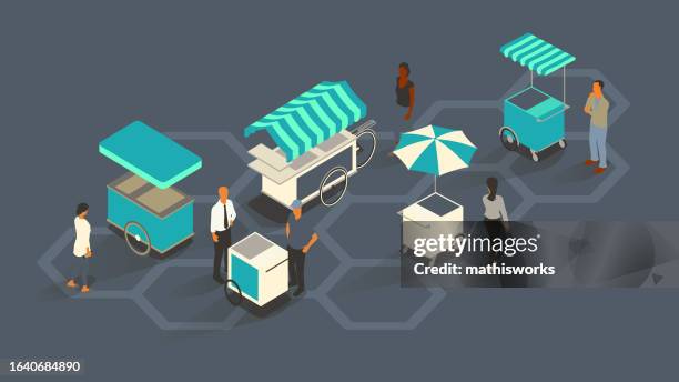 marketplace - mathisworks vehicles stock illustrations