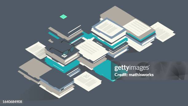 paperwork illustration - plastic bag stock illustrations