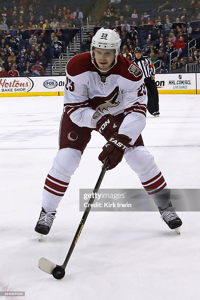 Phoenix Coyotes v Columbus Blue Jackets