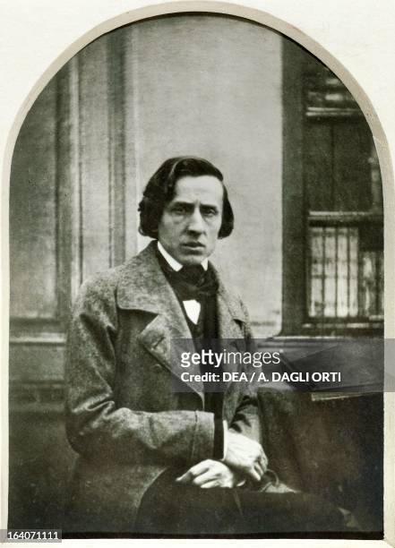 Frederic Chopin , Polish pianist and composer, photograph, 1849. Varsavia, Muzeum Fryderyka Chopina