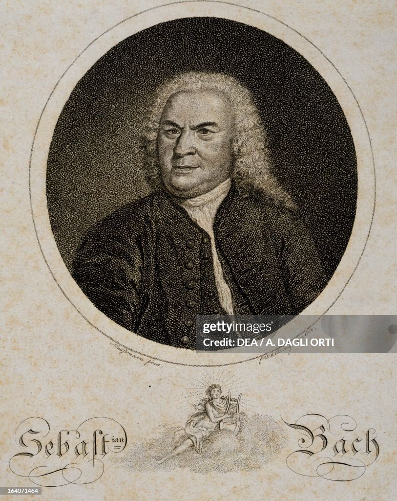 Portrait of Johann Sebastian Bach...